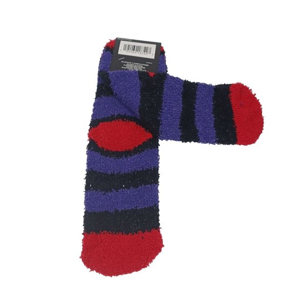 NWT Women's Halloween Fuzzy Socks Red Eyes Soft & Warm Size 5-9 Short Crew - Picture 6 of 6